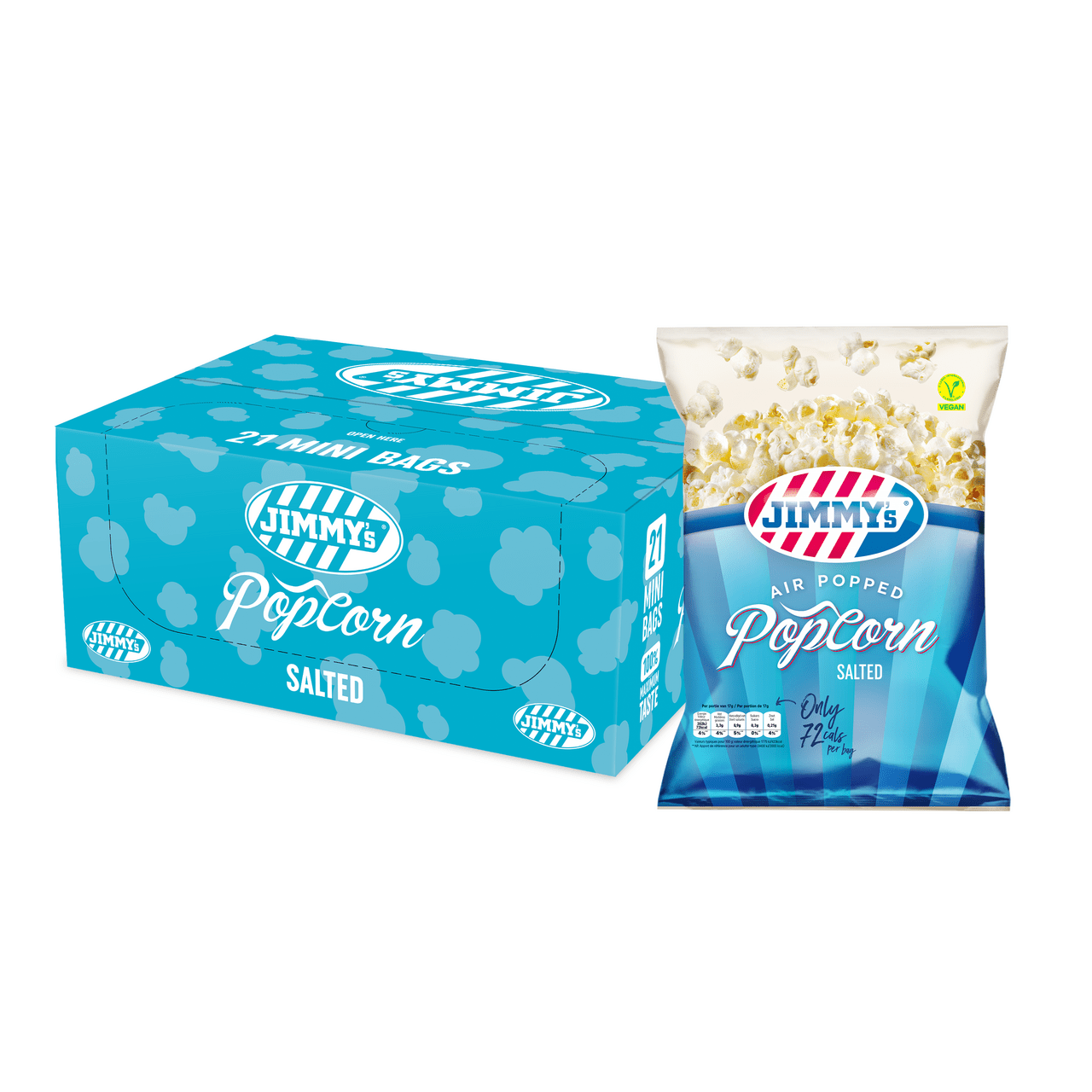 Mini bolsa de sal para palomitas de maíz Jimmy's (21x 17gr)