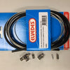 Rollerbrake Kabelkit Elvedes BR -IM41 50 53 1700mm 2250mm in acciaio inossidabile - nero (su mappa)