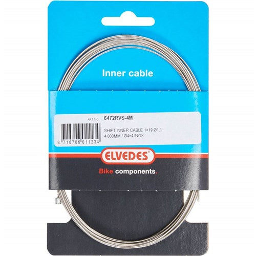 Interruptor de cable interno Elvedes 2250 mm de acero inoxidable Ø1.1 mm Shimano Sram N-Nippel (en el mapa)