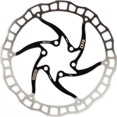 Disco de freno Elvedes LX16 One Piece 160mm negro