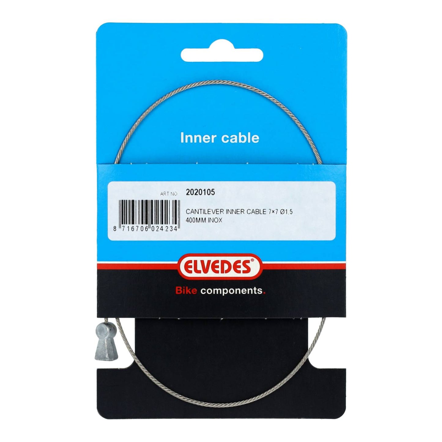 Elvedes REM Cable interno Ø1.5 mm 400 mm de acero