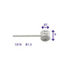 Elvedes rem binnenkabel 2250mm gegalvaniseerd ø1,5mm t-nippel (op kaart)