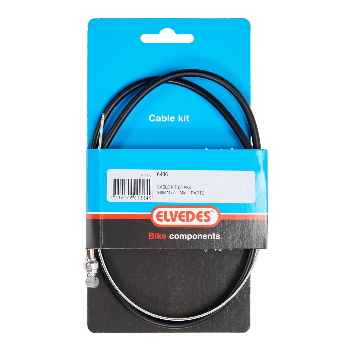 Elvedes QB0201A Cavo freno anteriore nero Weinmann