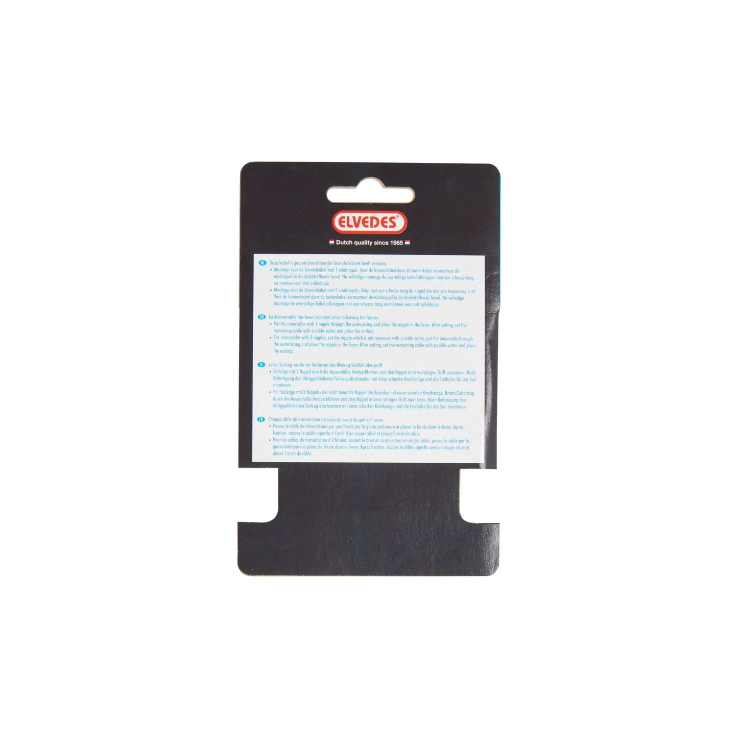 Interruptor de cable interno Elvedes 2250 mm de acero inoxidable mancha Ø1.1 mm n-niple (en el mapa)