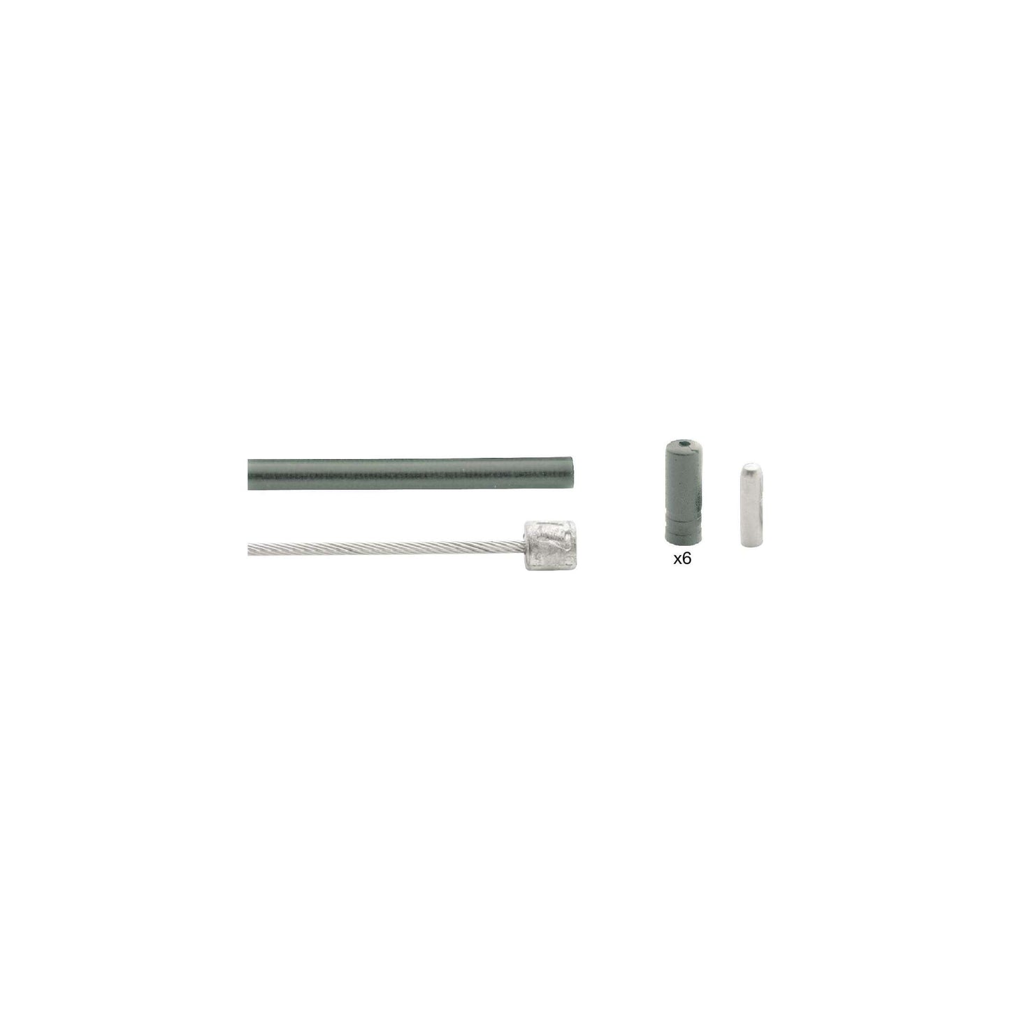 Conjunto de cable de engranajes 3 velocidades Elvedes Nexus 1700 2250 mm de acero inoxidable - plata (en el mapa)