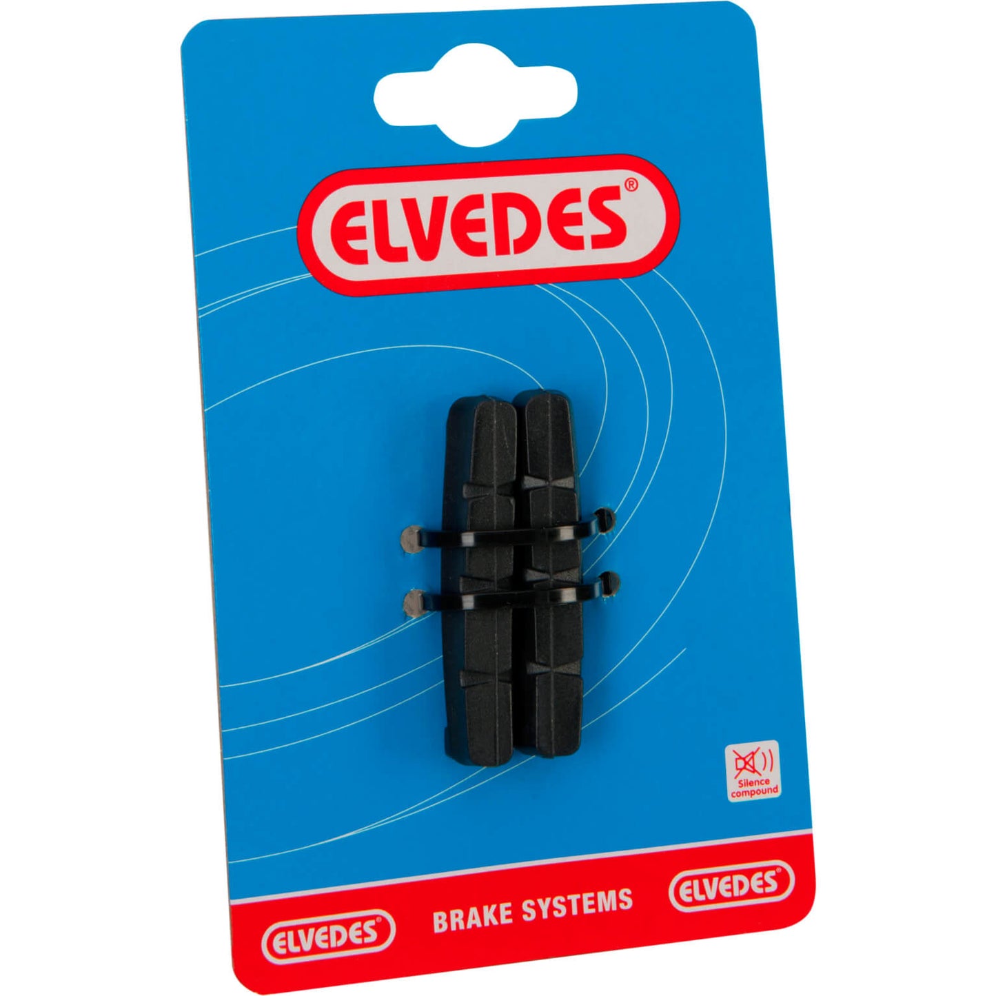 Zapatillas de freno de reemplazo de carreteras Elvedes 55 mm para el cartucho Shimano V-Brake (en el mapa)