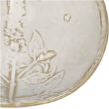 Kersten bord veldbloem keramiek white 11.5x10.5x2cm - afbeelding 2