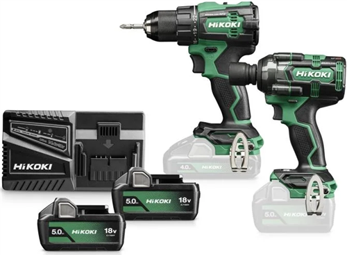 Pacchetto combinato batteria Hikoki 18v 5.0ah