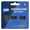 KMC Missinglink 11 DLC - 5.65 mm - Zwartkmc - Conector de la cadena de bicicletas