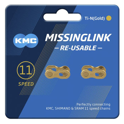 KMC Falta Link 11r Ti -n Gold 5.2 mm - Plata