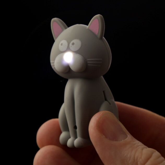 Porta tastiera suonno luce di gatto