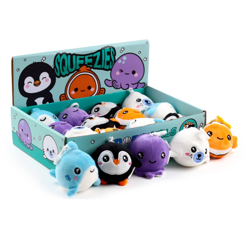 Adoramals Squeezies Squeeze Toy Marine Animals Ring