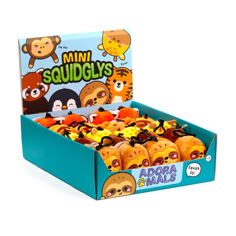 Llavero de felpa del zoológico de squidgys