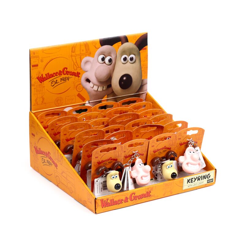 Anillo de llave LED de Wallace Gromit