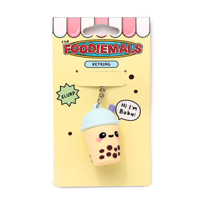 Llavero de PVC 3D Boba the bubble tea foodie mals