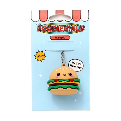 Llavero PVC 3D Hammy la hamburguesa foodie mals