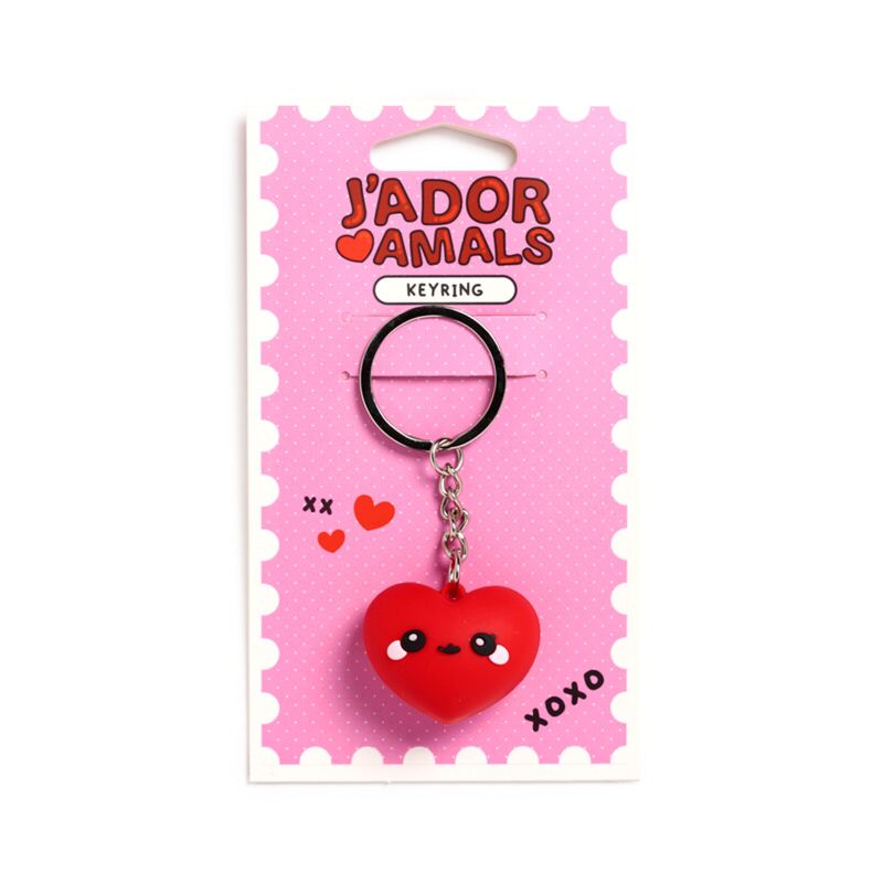 Portachiavi in pvc 3d cuore J'adoramals