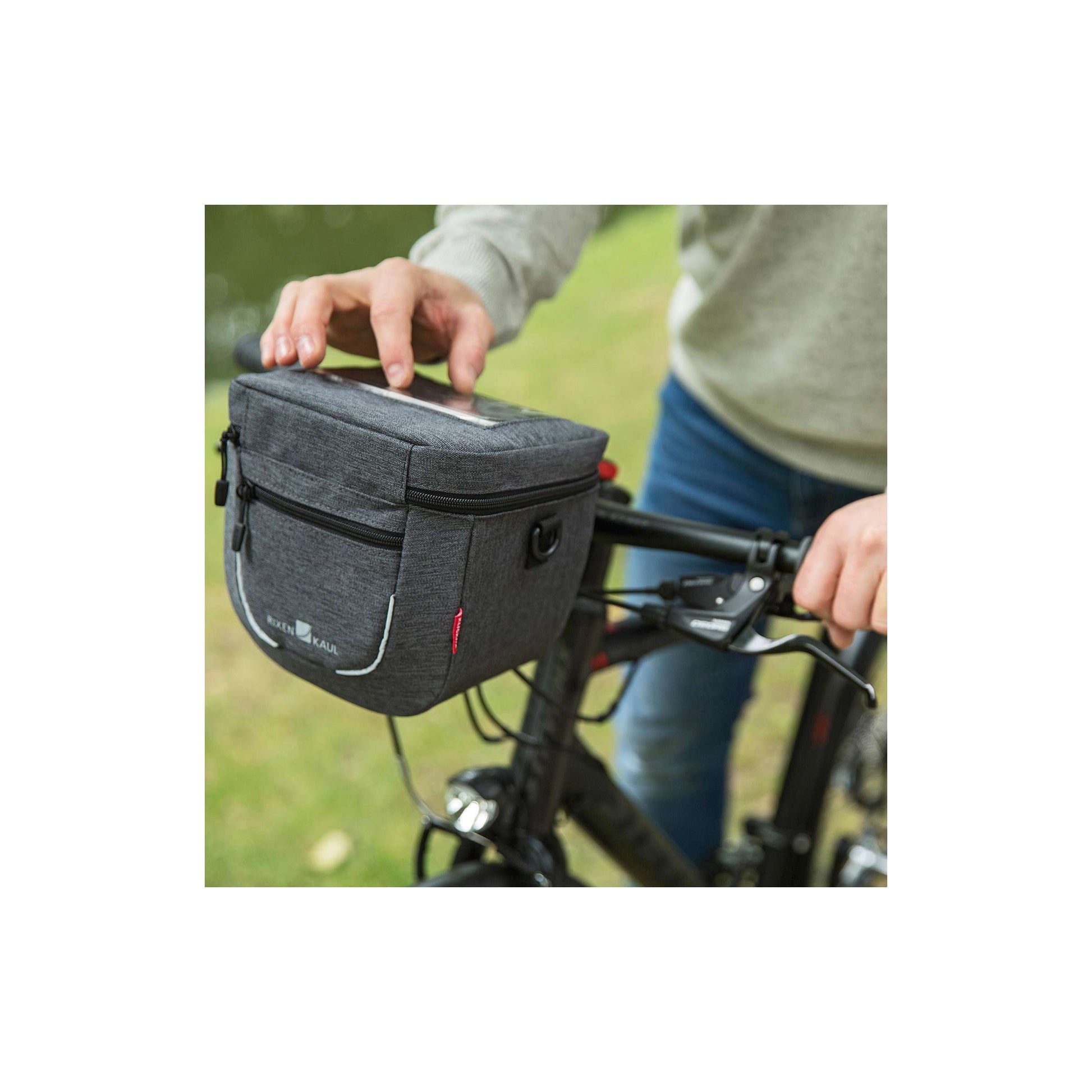 KlickFix handlebar bag Aventour Compact City 3L Gray