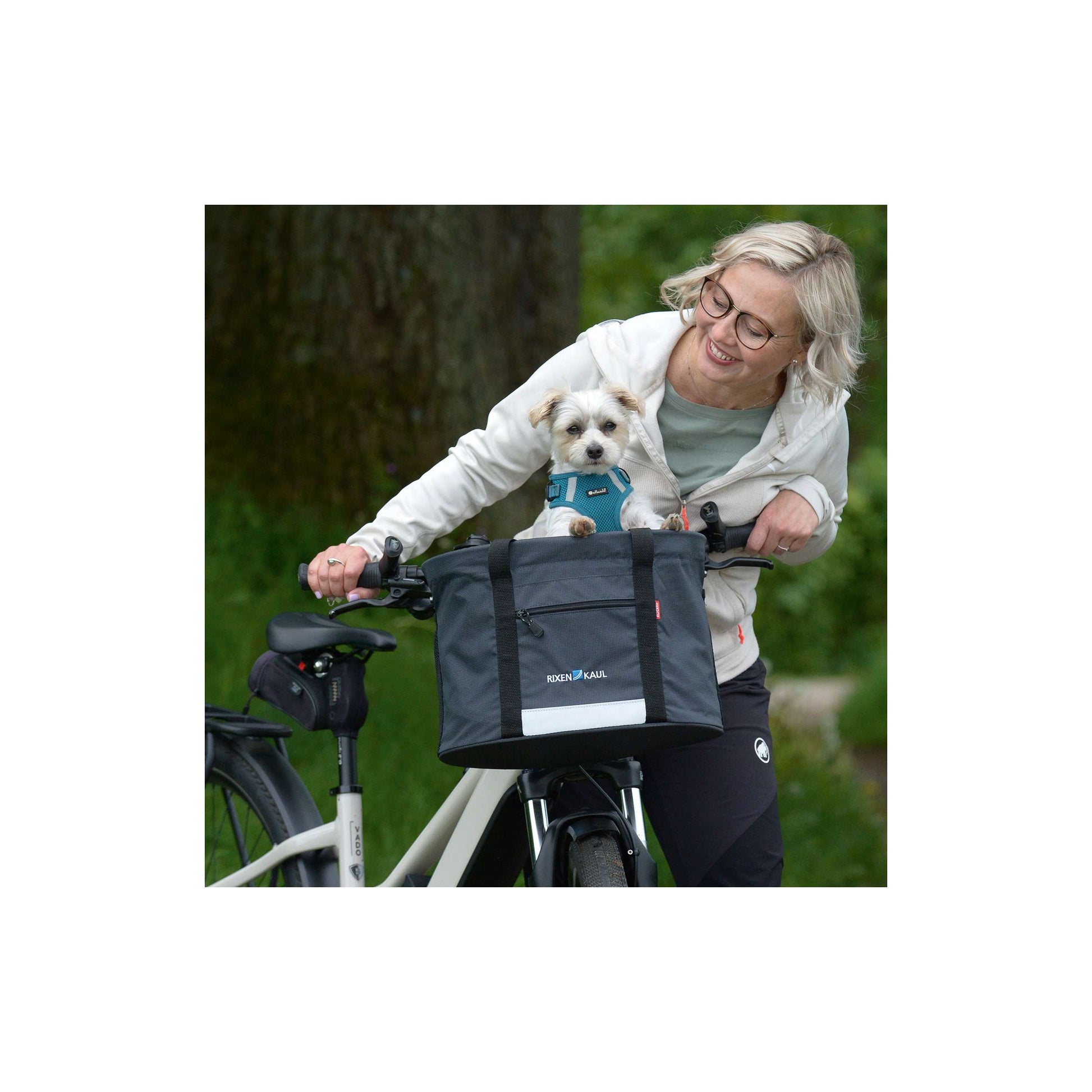 Klickfix Handlebar Doggy 24L Grey
