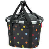 Klickfix rixen kaul fietsmand reisenthel mand dots - afbeelding 1