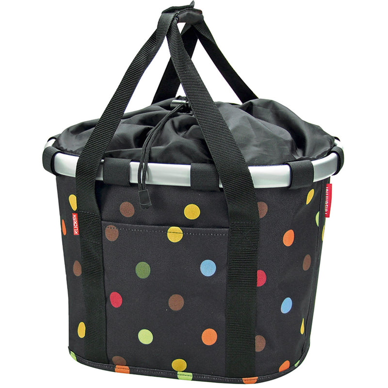 Klickfix rixen kaul fietsmand reisenthel mand dots