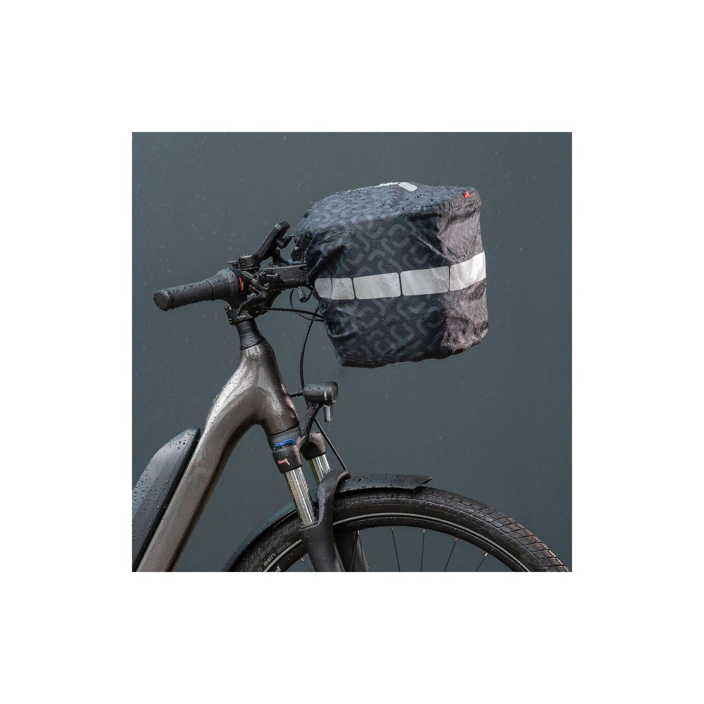 Klickfix Mandtas Rain cover M Black
