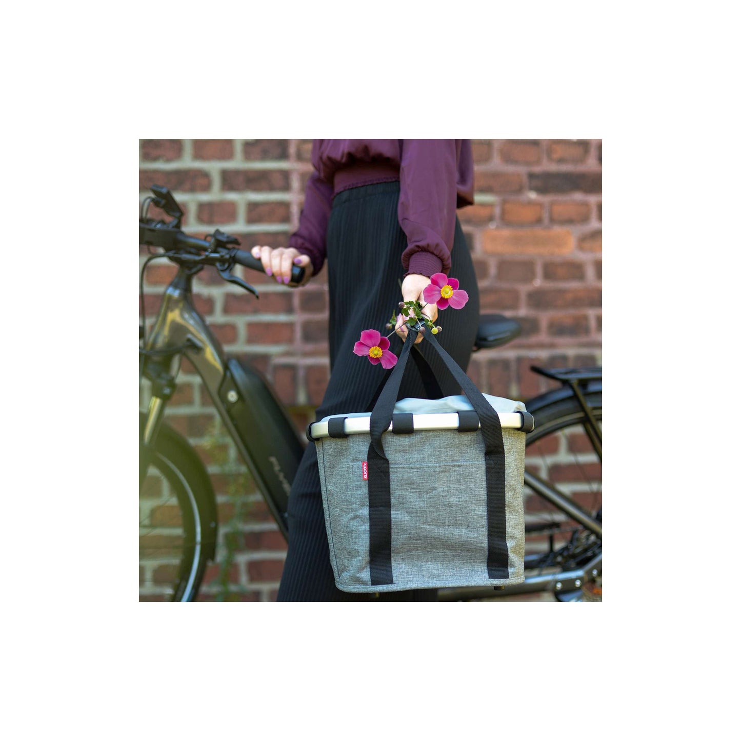 Klickfix Mandtas 15L Twist Silver