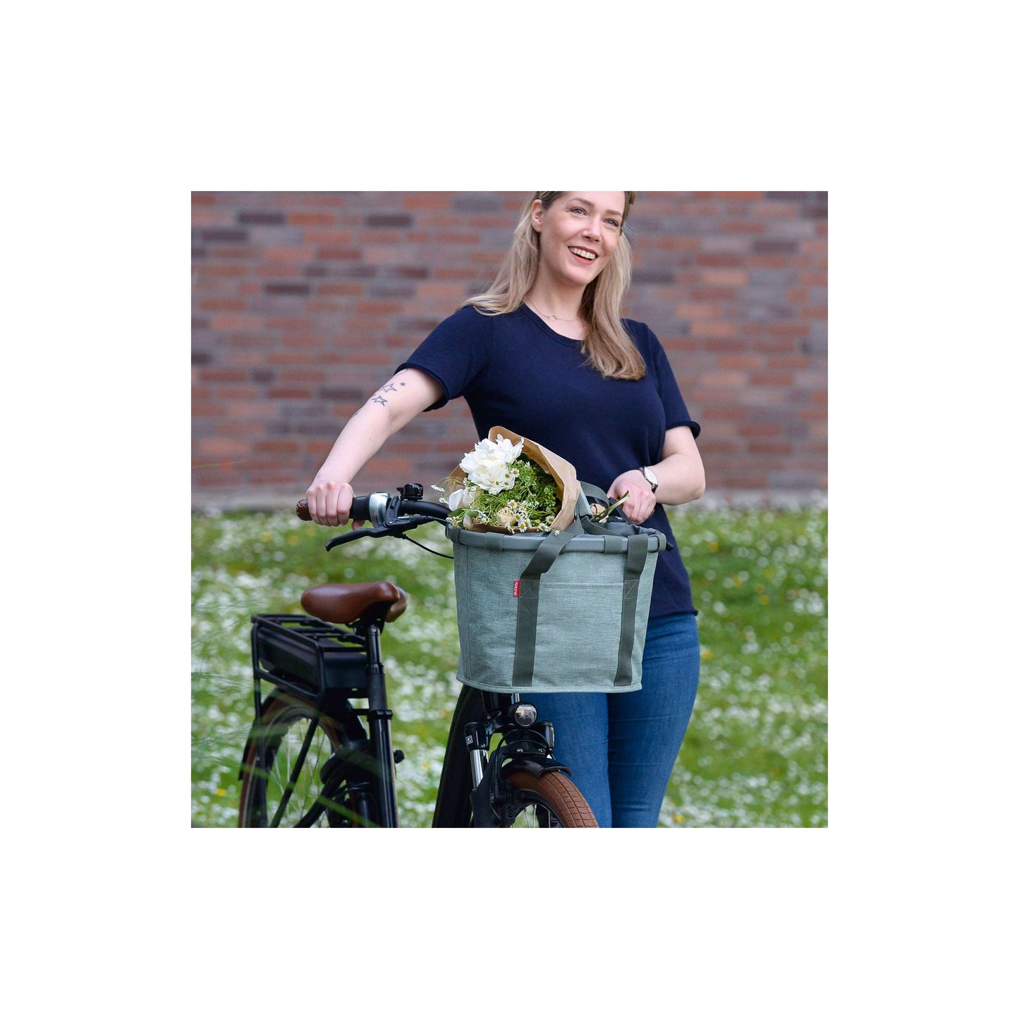 Klickfix Mandtas 15l Twist Sage Green