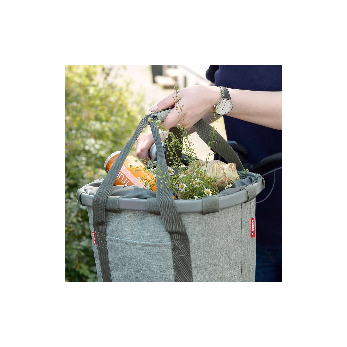 Klickfix Mandtas 15l Twist Sage Green