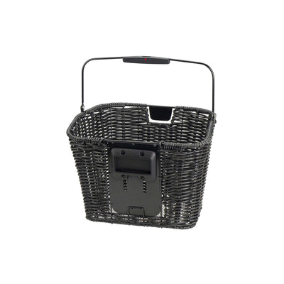 Klickfix rixen kaul fietsmand structura retro zwart