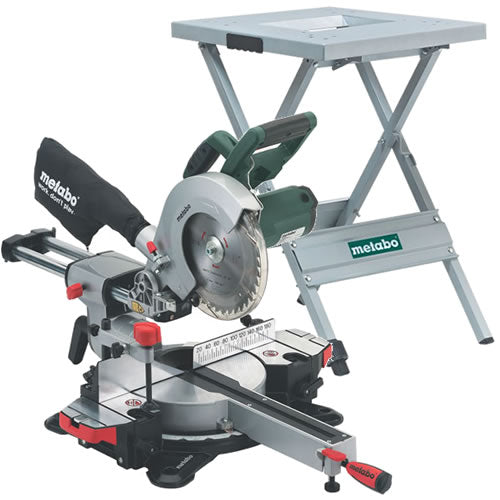 Sega trasversale Metabo kg 216 m + base ums | 1500 watt con funzione pull - 690647000