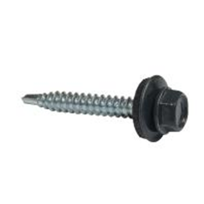 Tornillo taladro Connex 6k-k 4.8x35 100uds negro - kk4050100