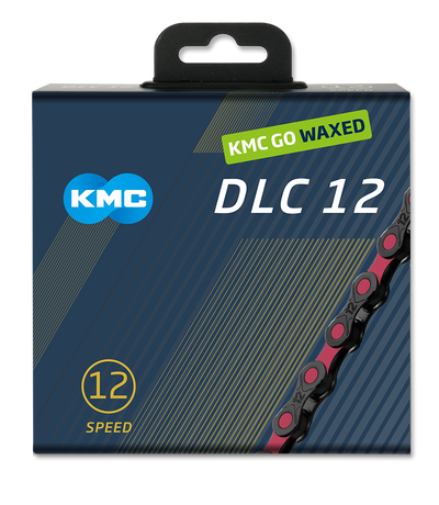 KMC KETTING DLC12 Negro Pink 126s encerado
