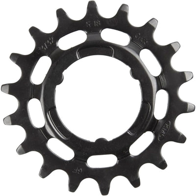 KMC Gear Shimano estrecho 18T trasero negro
