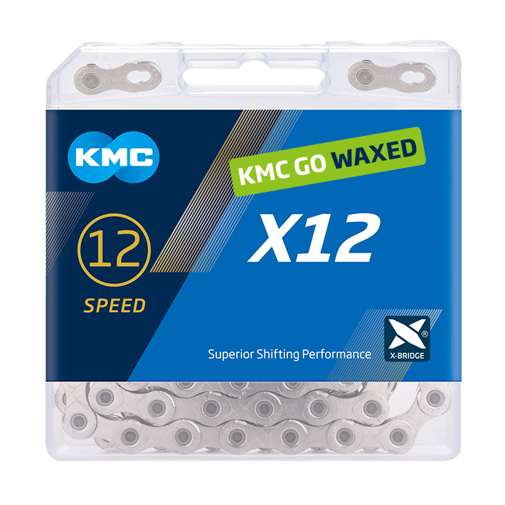Catene Kmc x12 argento 1 2 x 11 128 126gl cerate