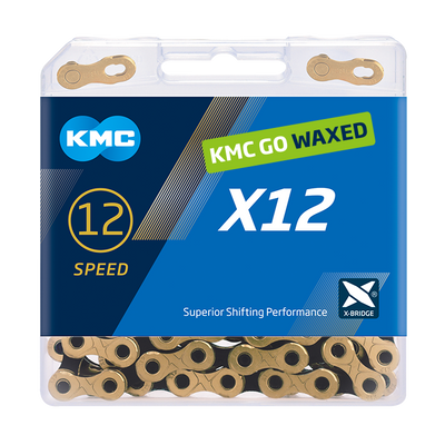 Kmc x12 waxed - ti-n - gold black