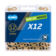 Collar X12 12V 126L Gold encerado negro