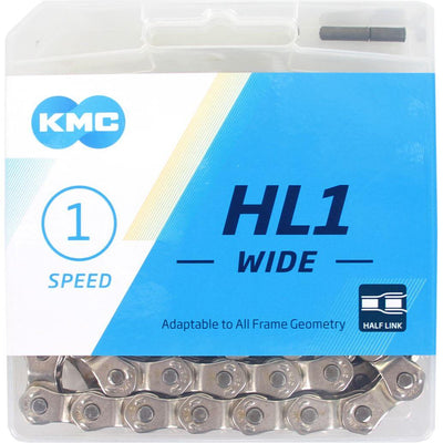 KMC Kitting 1 2x1 8 100 HL1 largo argento