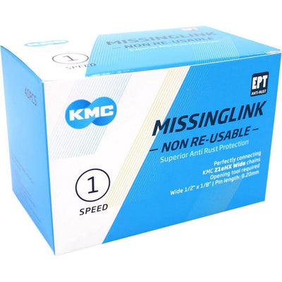 KMC Sluitschakel MissingLink Z1eHX NR EPT zilver wide(40)