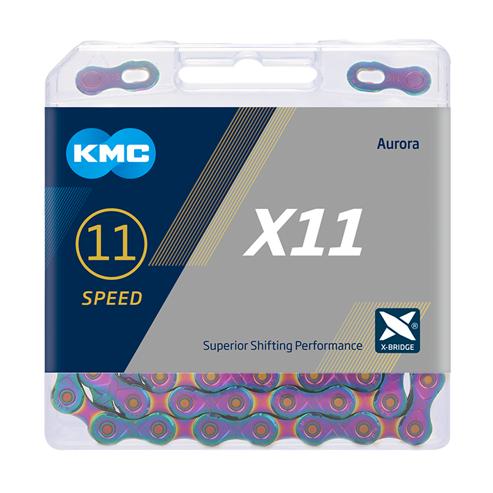 KMC Kitting 1 2-11 128 118L x11 Aurora Blue