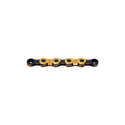 Cadena de bicicletas KMC X12 TI-N Gold Black 126 Schakels