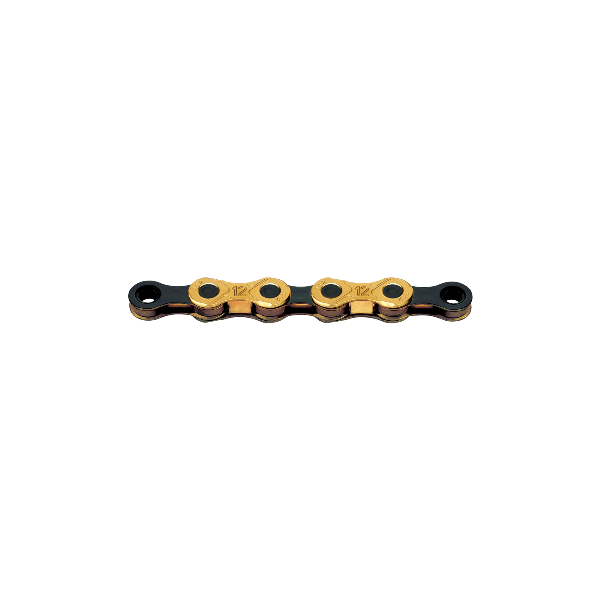 Cadena de bicicletas KMC X12 TI-N Gold Black 126 Schakels