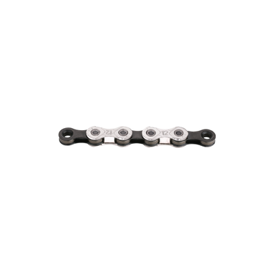 KMC X12 Cadena de bicicletas 126 Plata plateada Negro