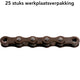 Catena di biciclette kmc z1 marrone 1 8, 112 link