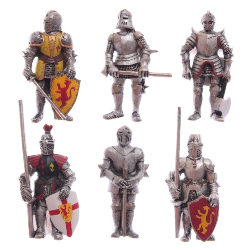 Magnete per mucca cavaliere medievale