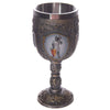 Ridder on Horseback contro Fantasy Knight Decorative Calice