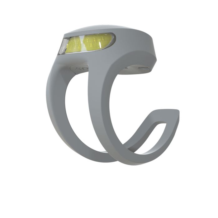 Knog frog usb frontal - gris abismo