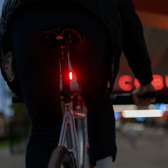 Knog frog usb trasero - araña negro