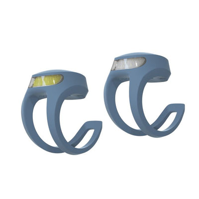 Paquete doble USB Knog Frog - azul denim