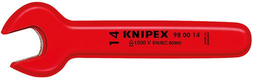 Knipex single open-end wrench 12mm vde (u)